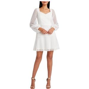 BCBGMAXAZARIA Crochet Mini Dress